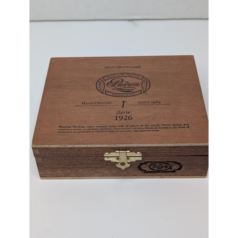 Padron Serie 1926 No. 9 Wooden Cigar Box Empty Wood Humidor Style Storage Box